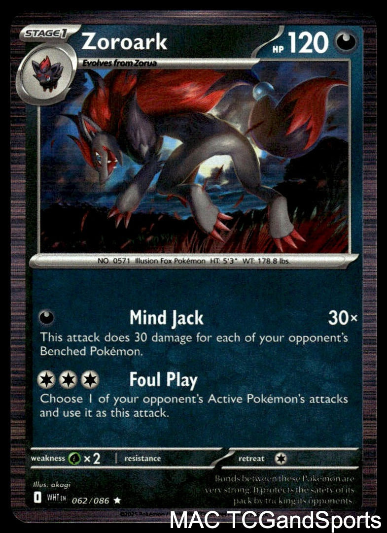 Zoroark 062/086 Holo