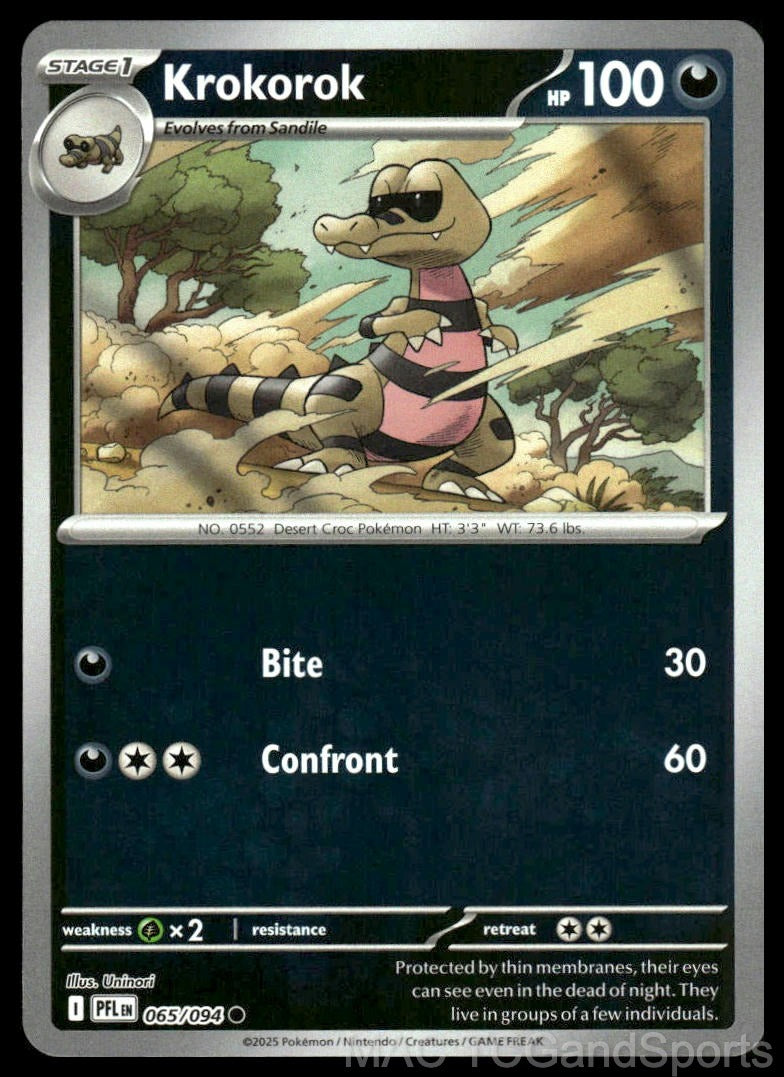 Krokorok 065/094 Reverse Holo