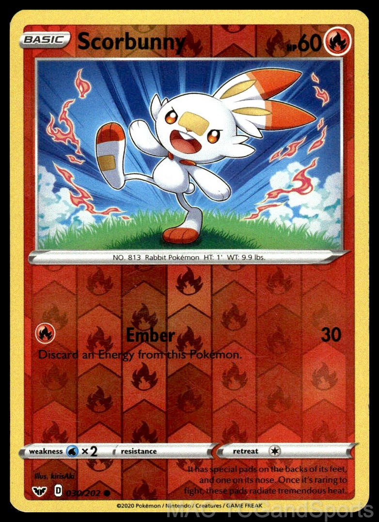 Scorbunny 030/202 Reverse Holo