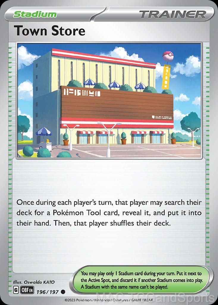Town Store 196/197 Reverse Holo