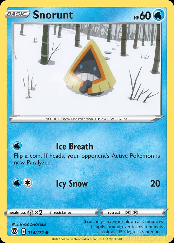 Snorunt 034/172 Reverse Holo