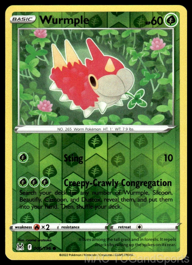 Wurmple 006/196 Reverse Holo