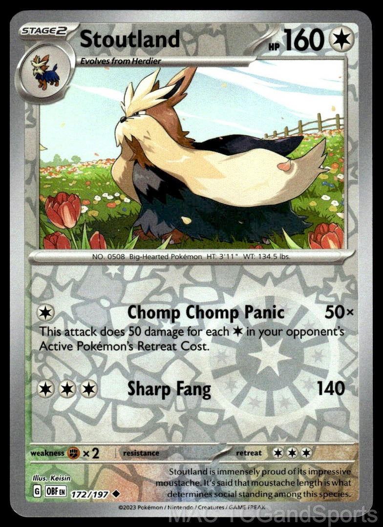 Stoutland 172/197 Reverse Holo