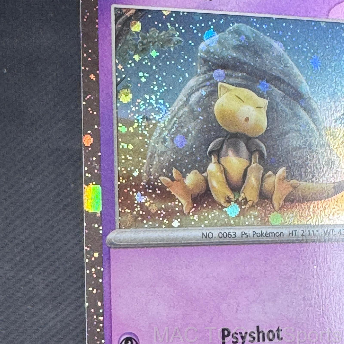 Abra (Cosmos Holo) 063/165 Double Swirl Pokemon TCG NM