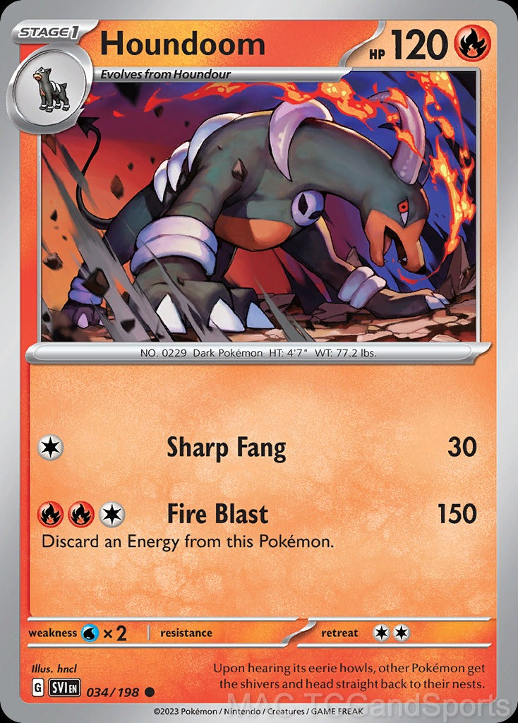 Houndoom 034/198 Reverse Holo