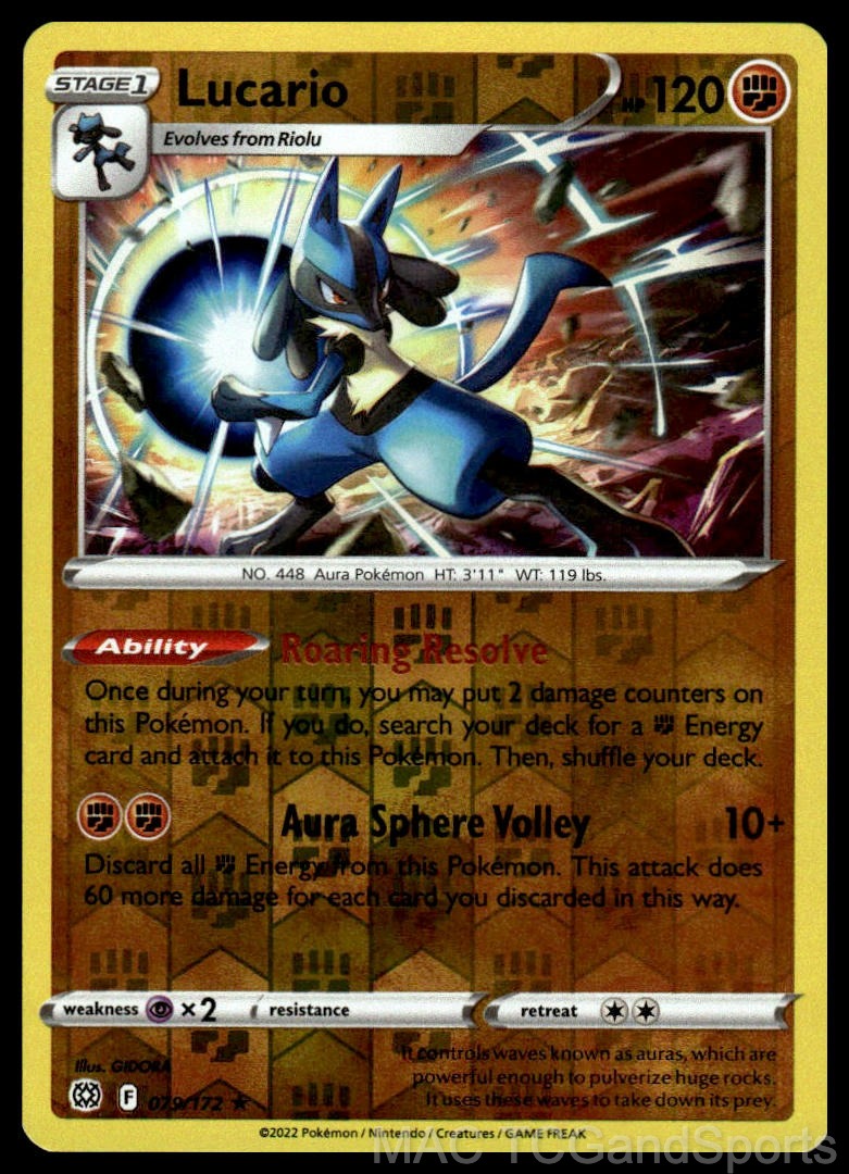 Lucario 079/172 Reverse Holo