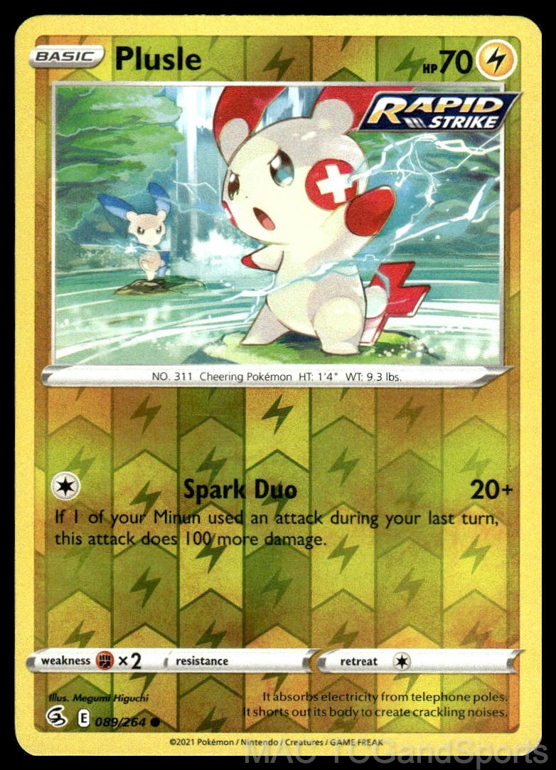 Plusle 089/264 Reverse Holo