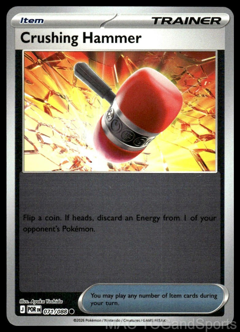 Crushing Hammer 071/088 Reverse Holo