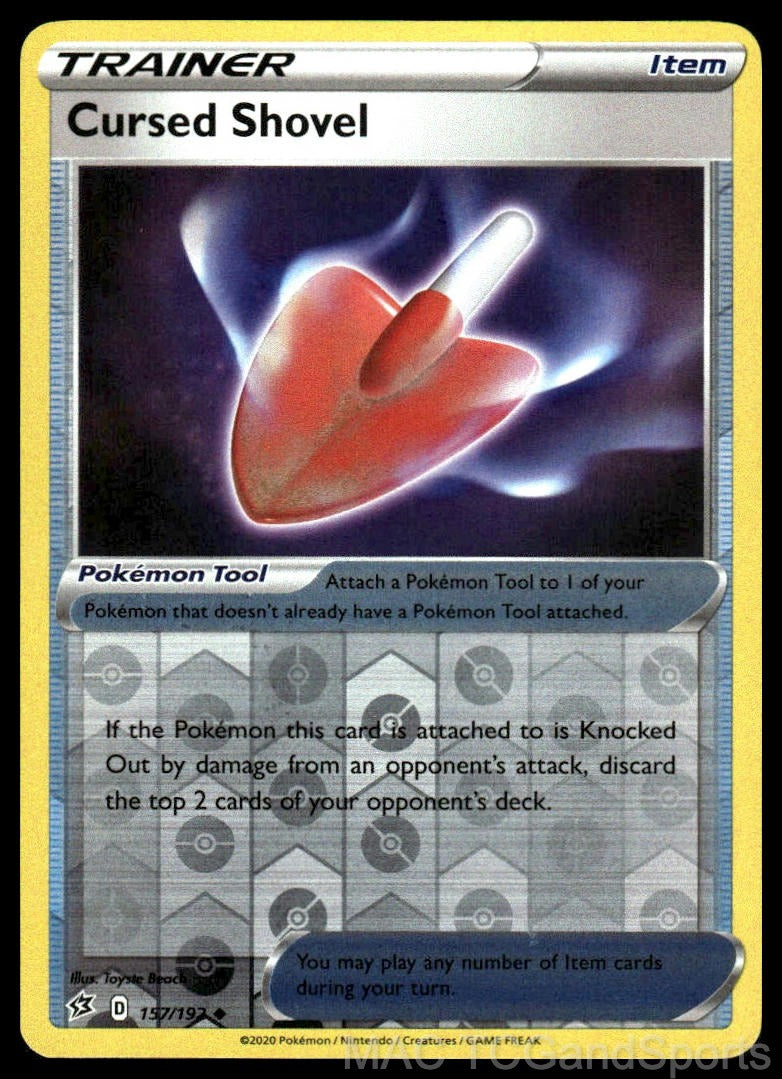 Cursed Shovel 157/192 Reverse Holo
