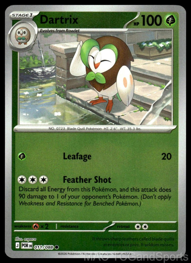 Dartrix 011/088 Reverse Holo