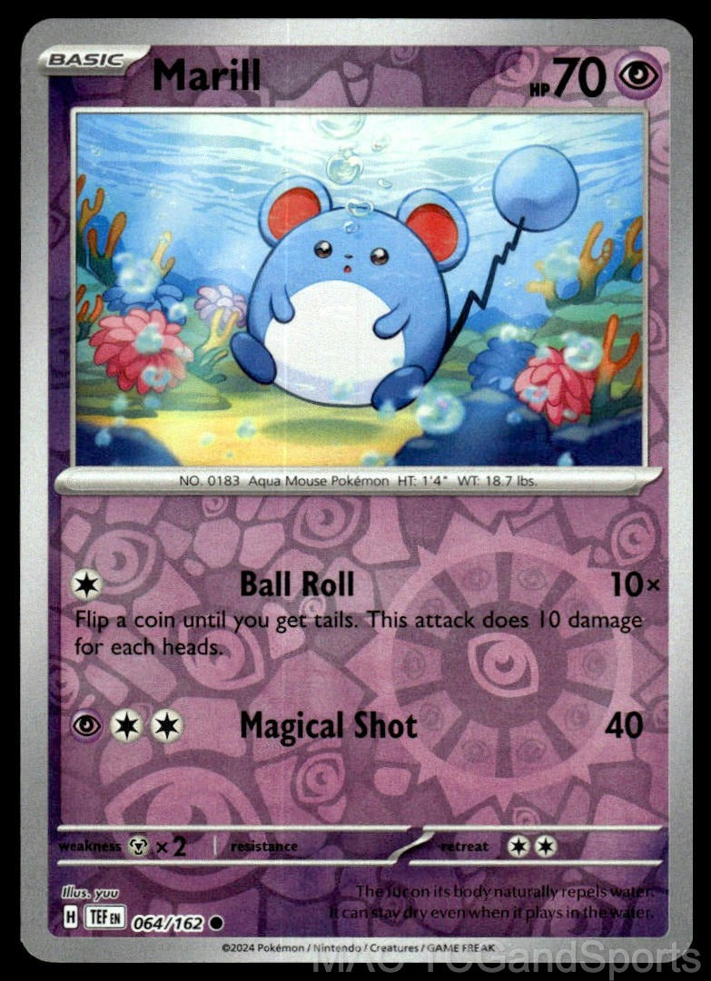 Marill 064/162 Reverse Holo
