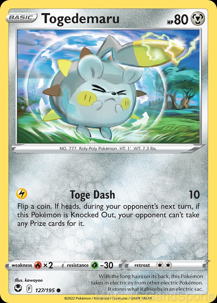 Togedemaru 127/195 Reverse Holo