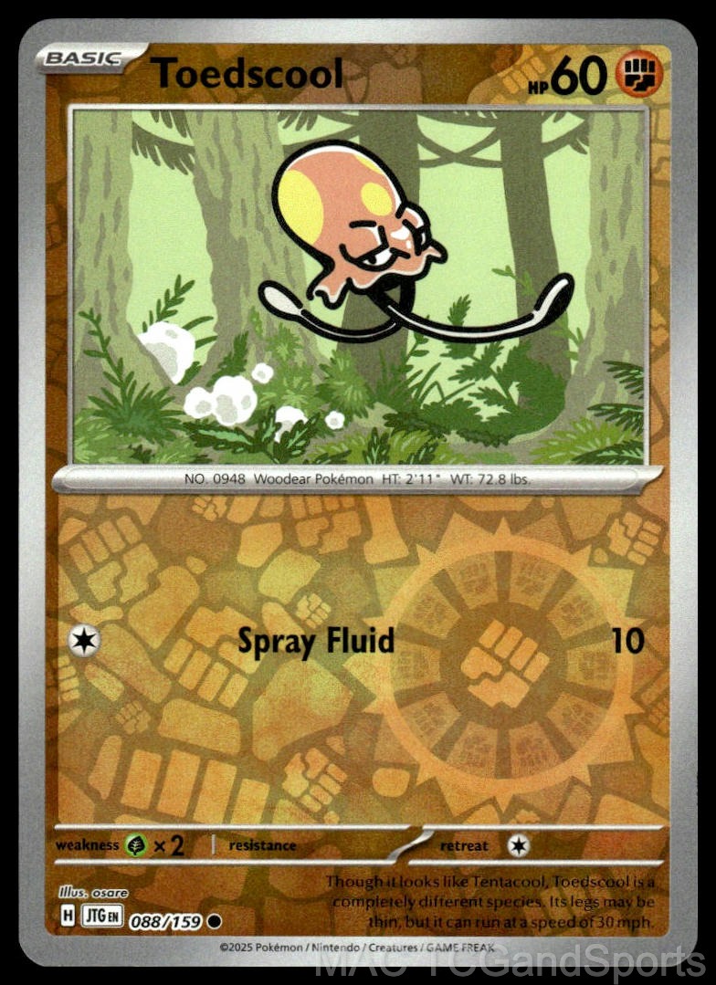 Toedscool 088/159 Reverse Holo