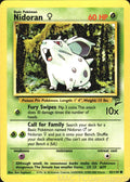 Nidoran F 82/130 Base Set 2 Pokemon TCG LP