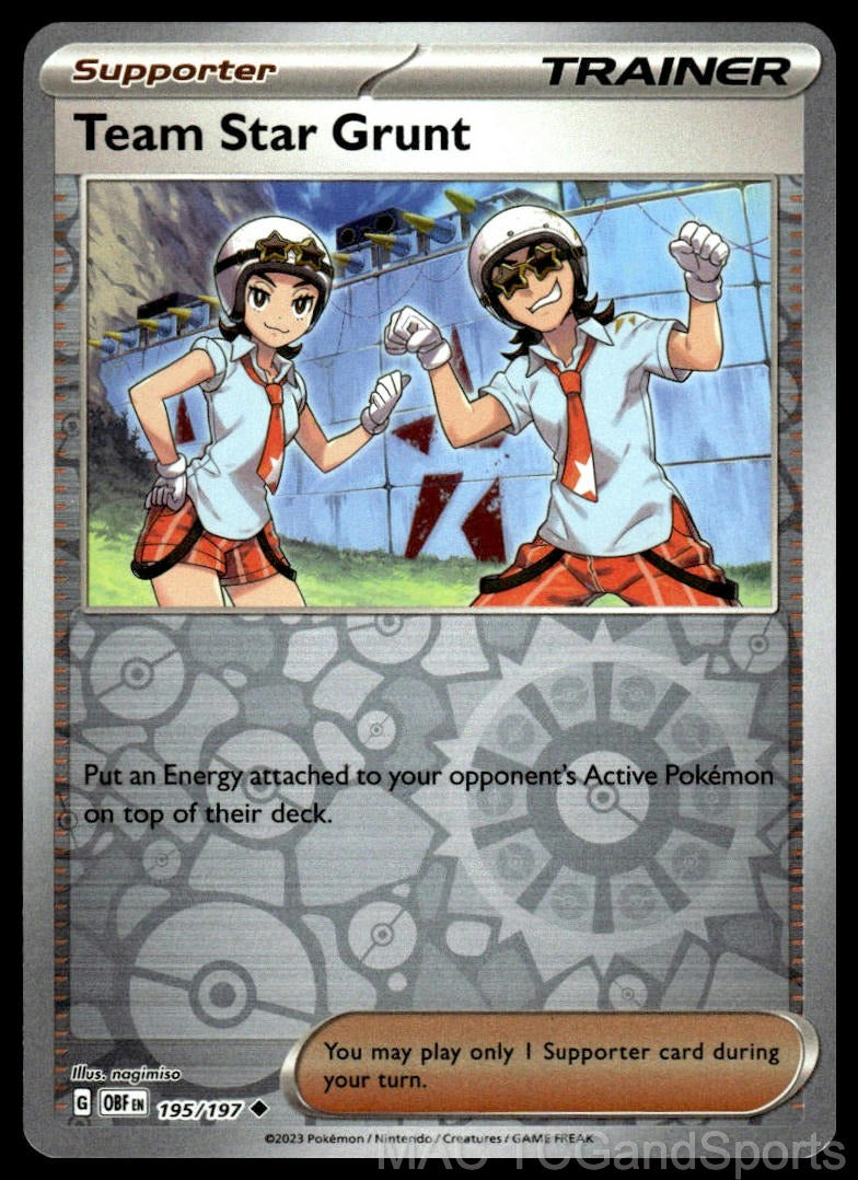 Team Star Grunt 195/197 Reverse Holo
