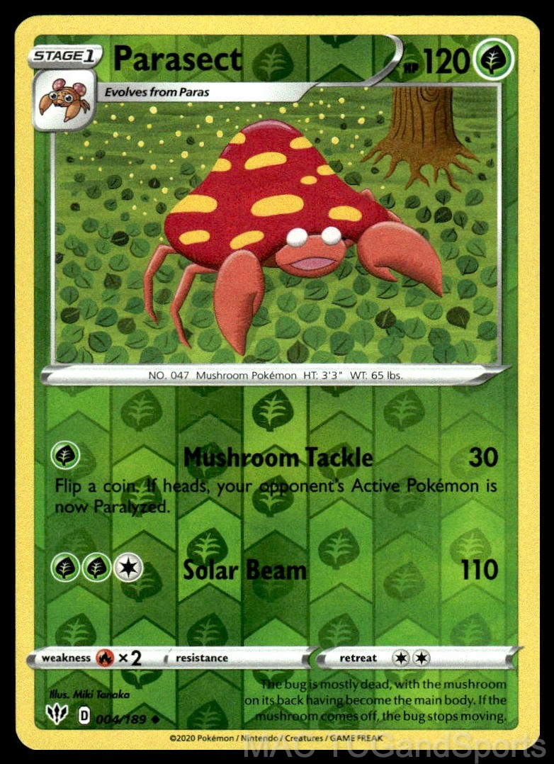 Parasect 004/189 Reverse Holo