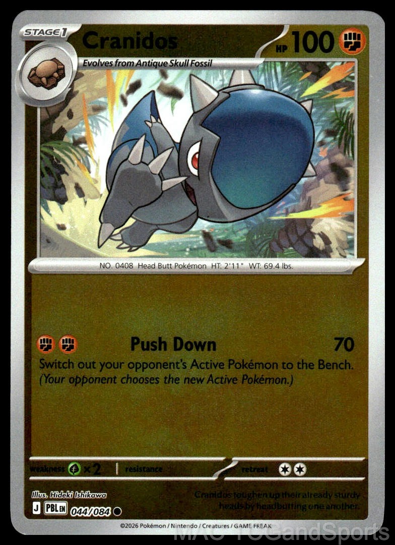 Cranidos 044/084 Reverse Holo