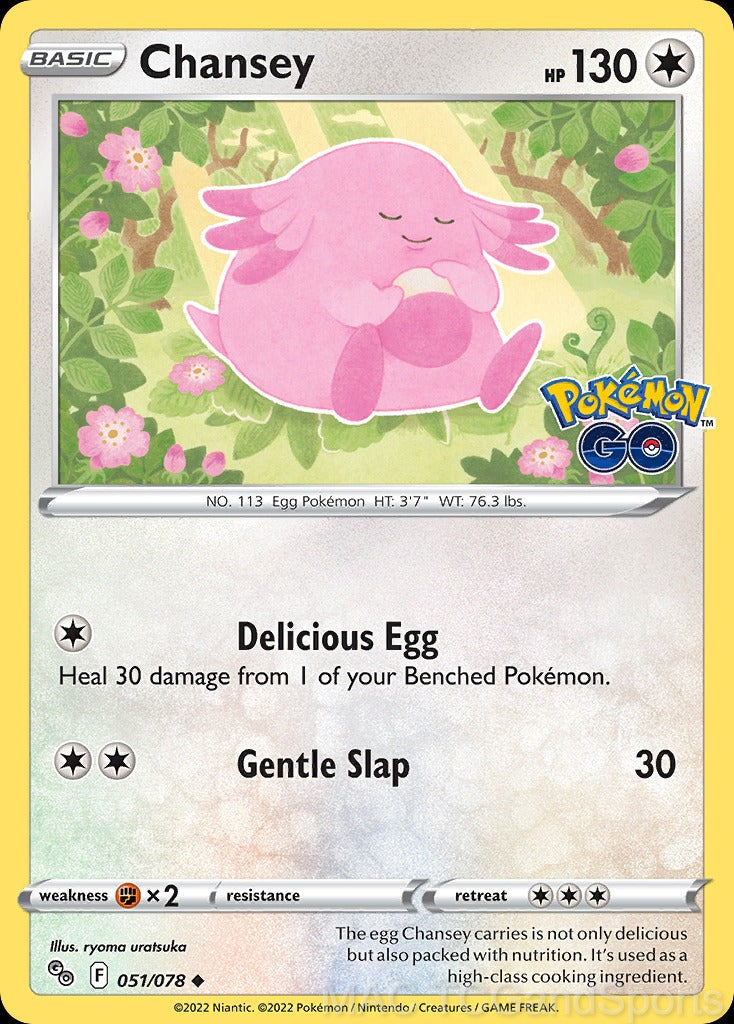 Chansey 051/078 Reverse Holo