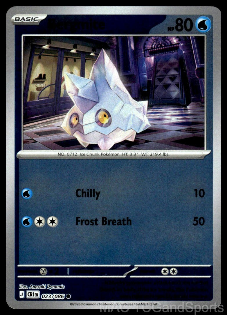 Bergmite 023/086 Reverse Holo