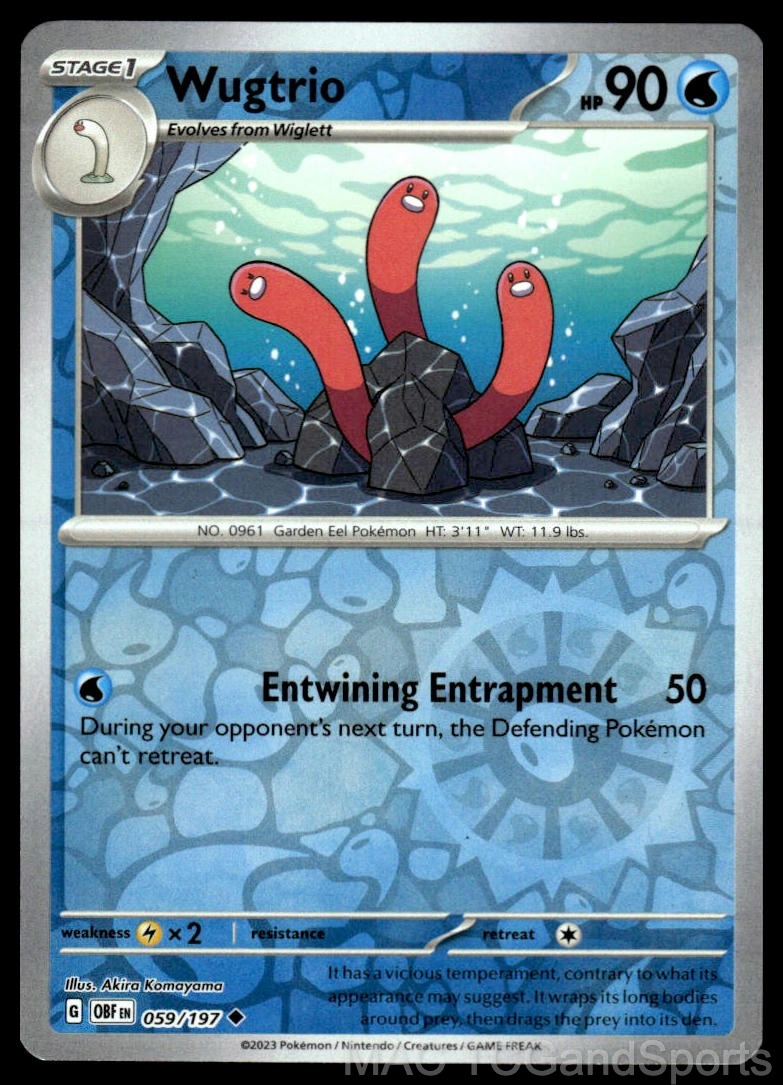 Wugtrio 059/197 Reverse Holo