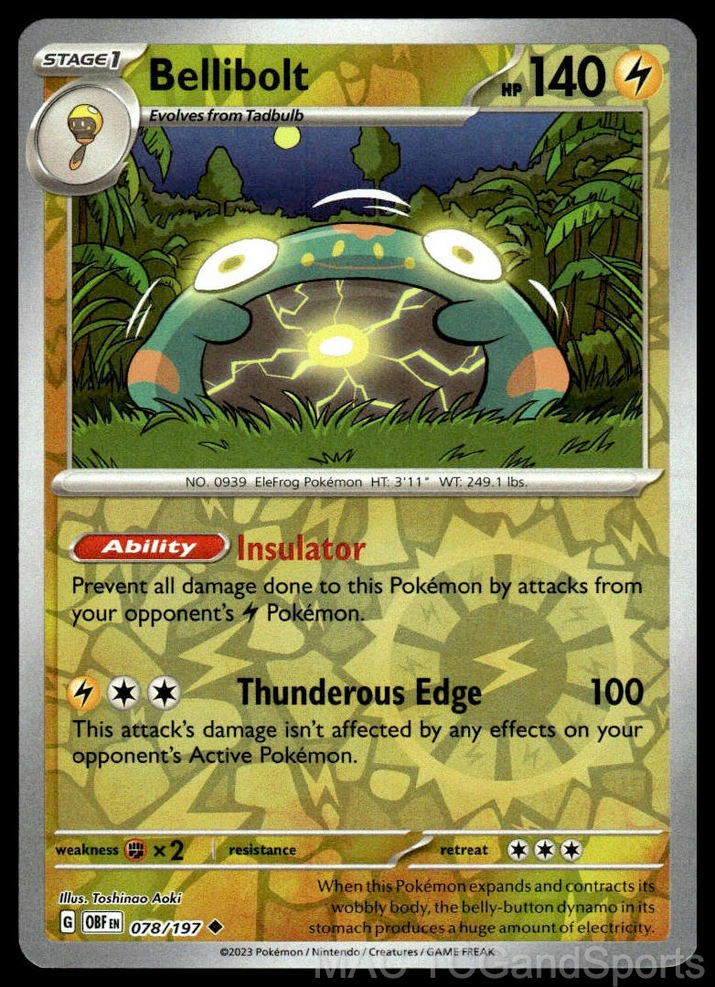 Bellibolt 078/197 Reverse Holo