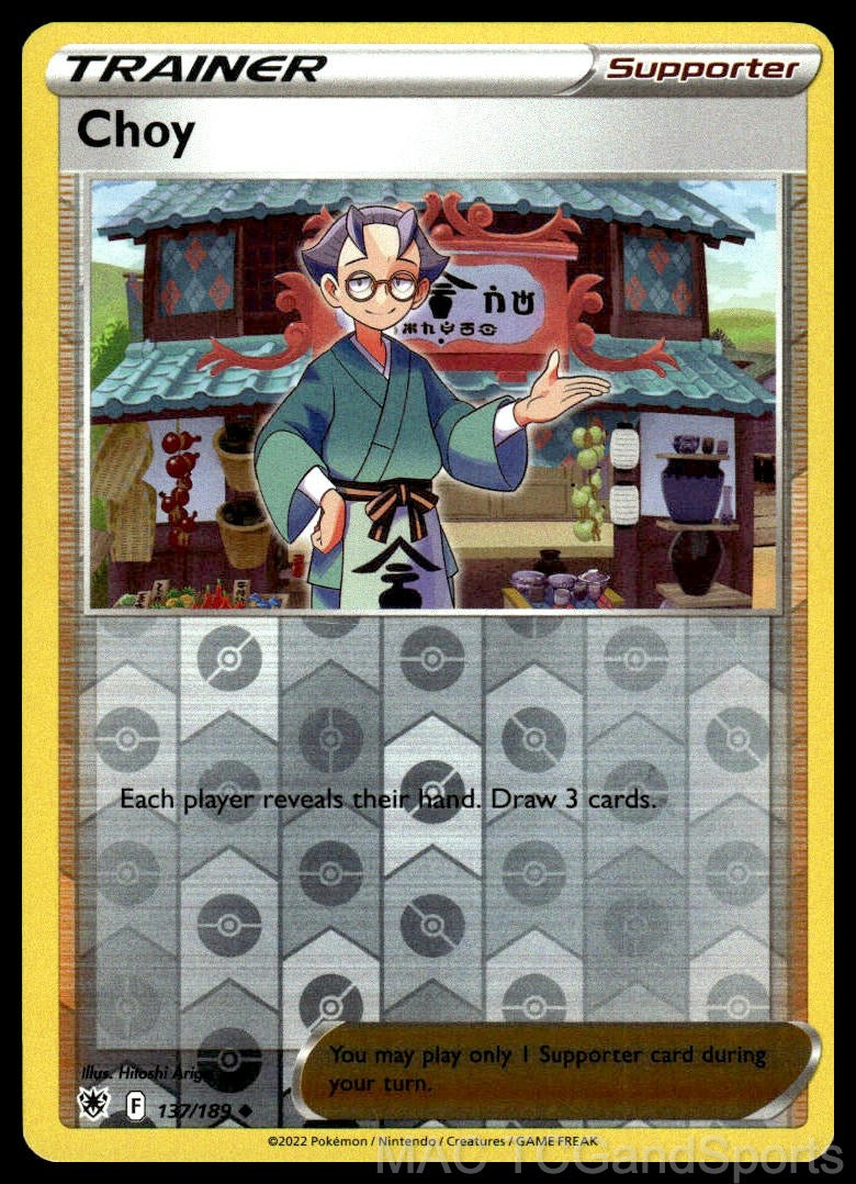 Choy 137/189 Reverse Holo