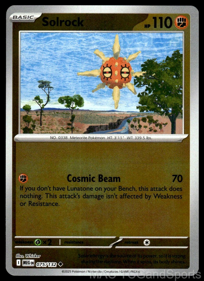 Solrock 075/132 Reverse Holo