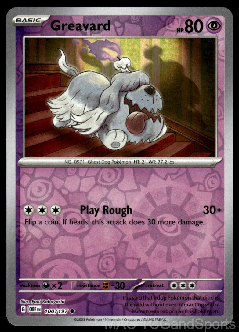 Greavard 100/197 Reverse Holo