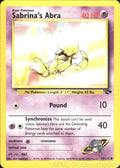 Sabrina's Abra 93/132 Unlimited Gym Challenge Pokemon TCG LP