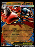 Mega Lucario ex 077/132 Holo Mega Evolution Pokemon TCG NM