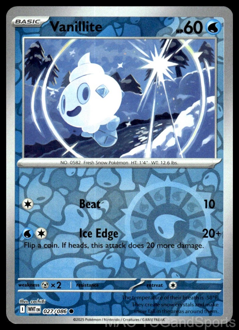Vanillite 027/086 Reverse Holo