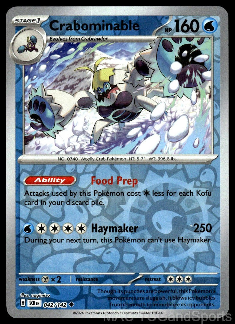 Crabominable 042/142 Reverse Holo