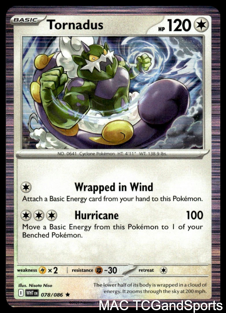 Tornadus 078/086 Holo
