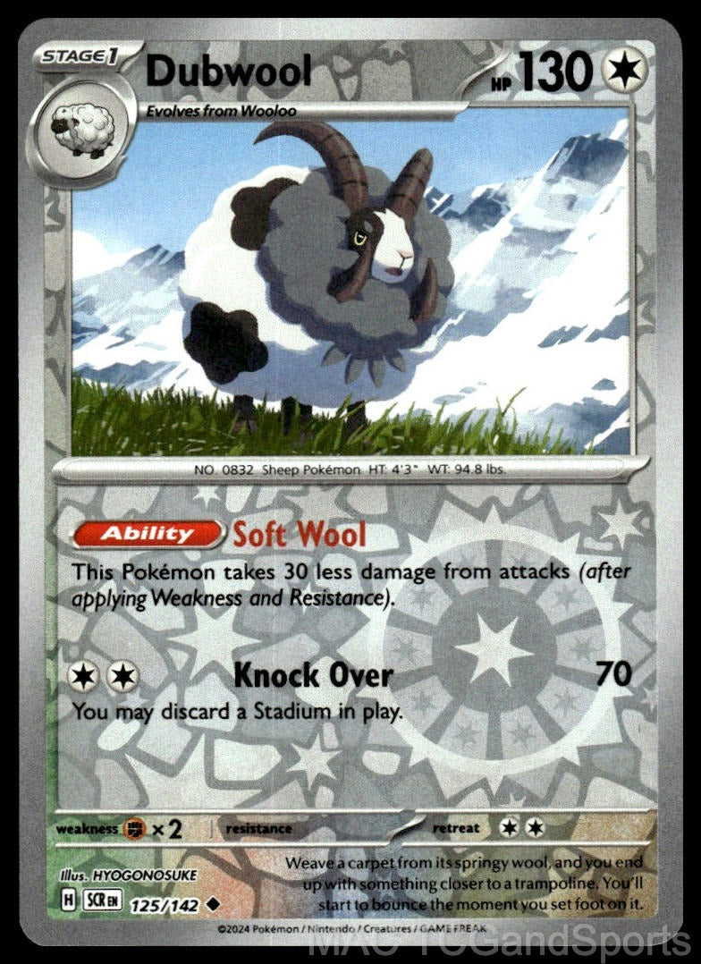 Dubwool 125/142 Reverse Holo