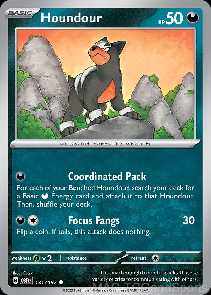Houndour 131/197 Reverse Holo