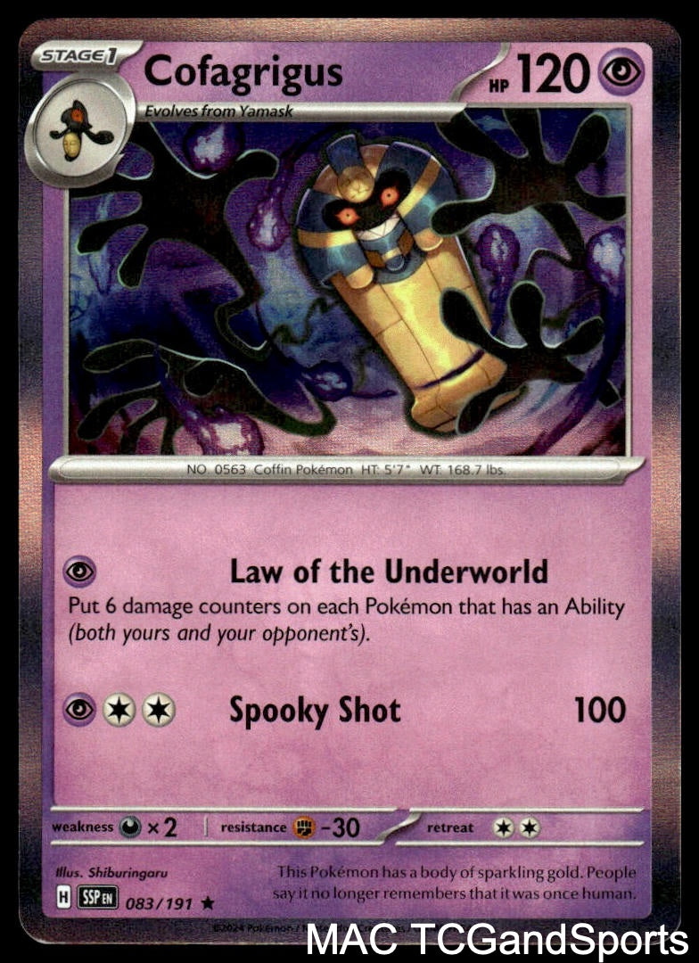Cofagrigus 083/191 Holo