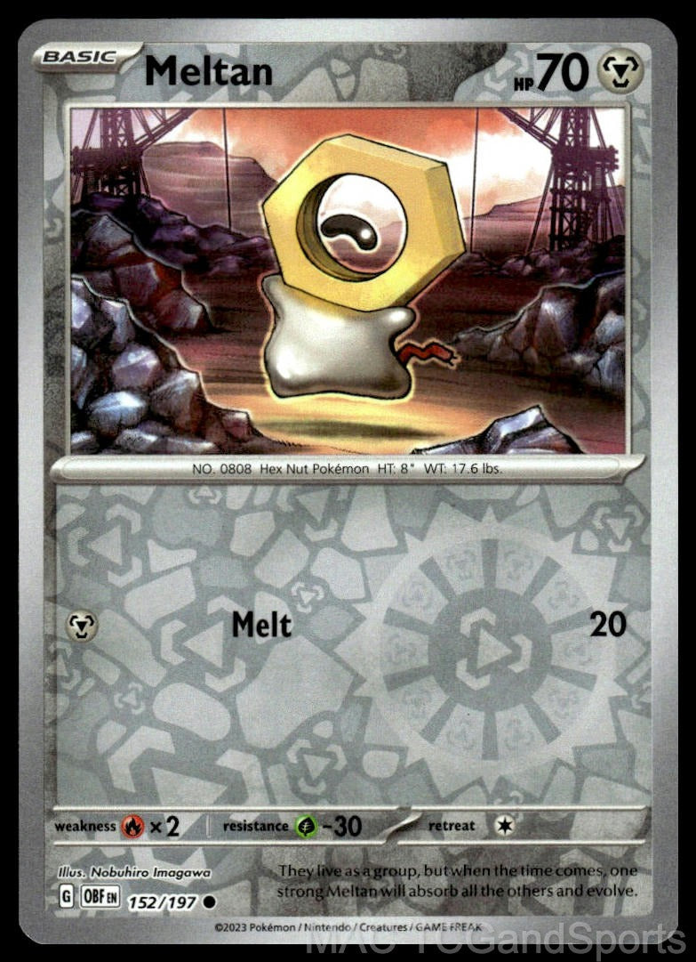Meltan 152/197 Reverse Holo