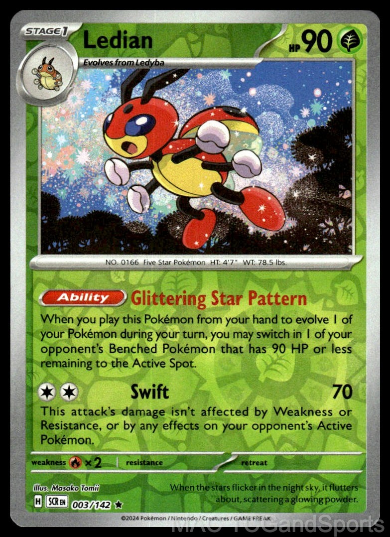 Ledian 003/142 Reverse Holo
