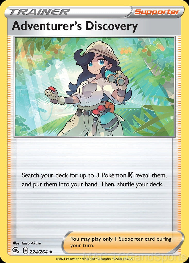 Adventurer's Discovery 224/264 Reverse Holo