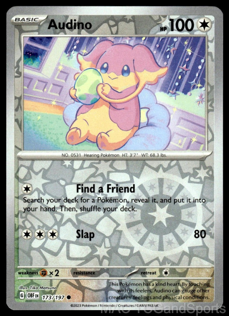 Audino 173/197 Reverse Holo
