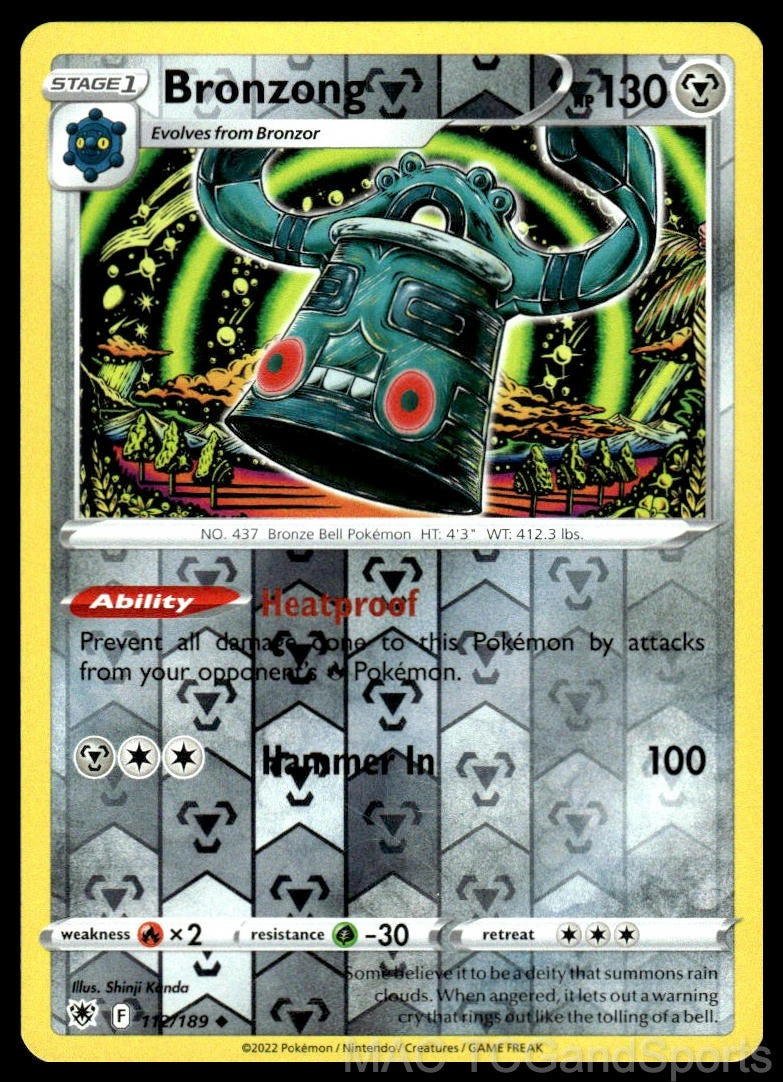 Bronzong 112/189 Reverse Holo