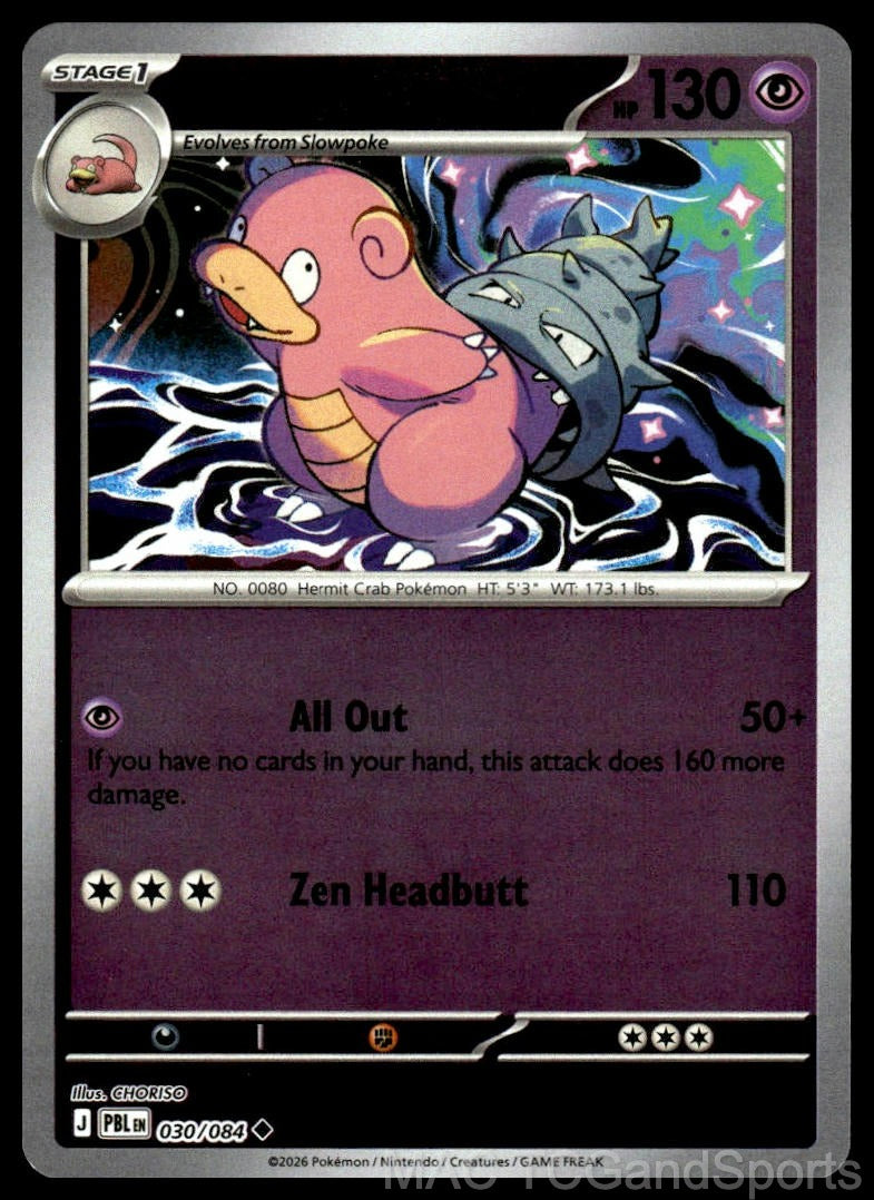 Slowbro 030/084 Reverse Holo