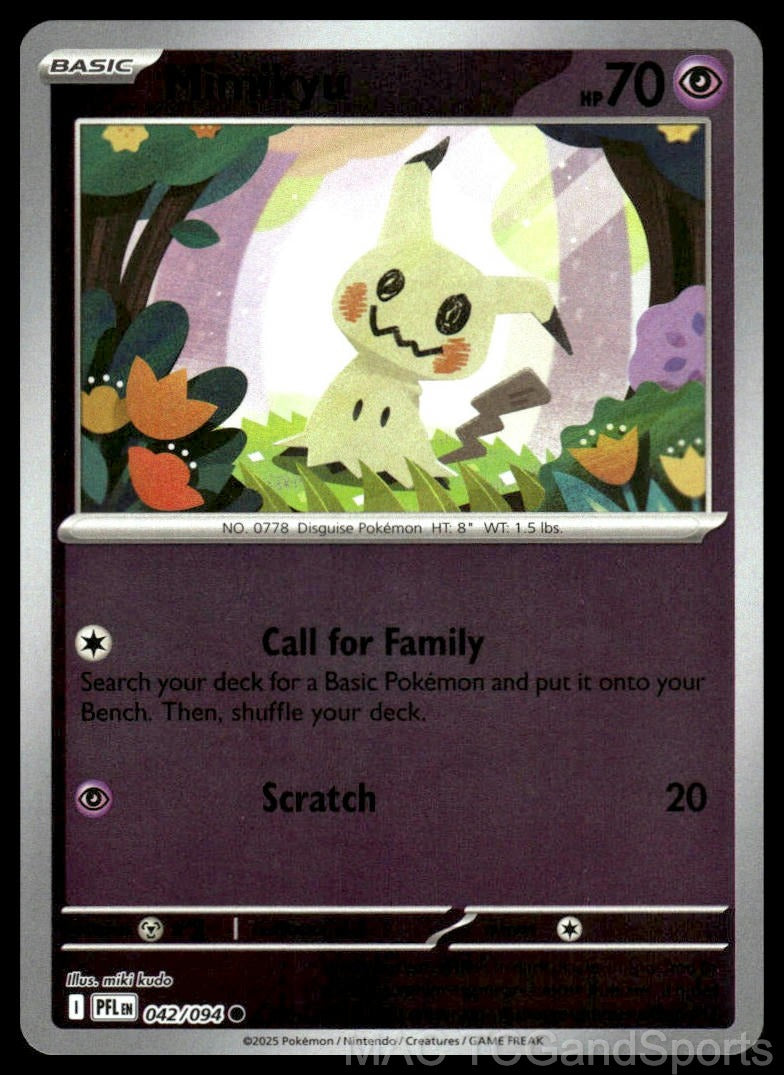 Mimikyu 042/094 Reverse Holo