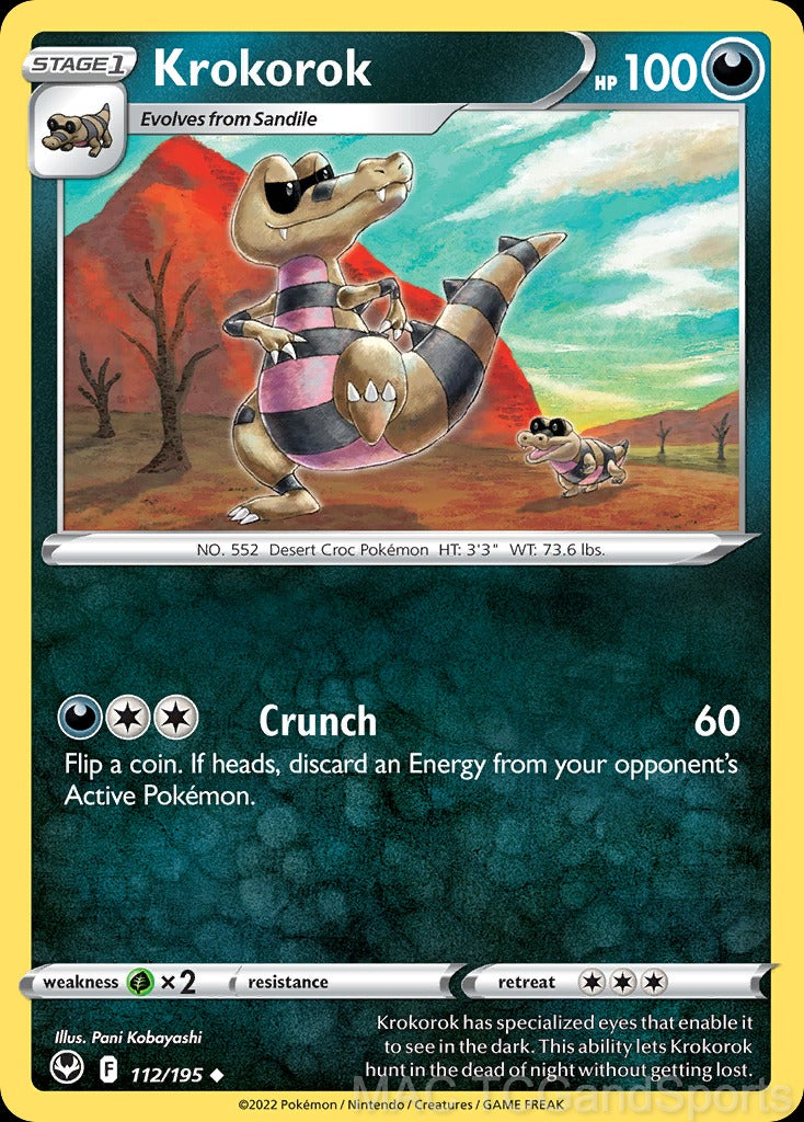 Krokorok 112/195 Reverse Holo