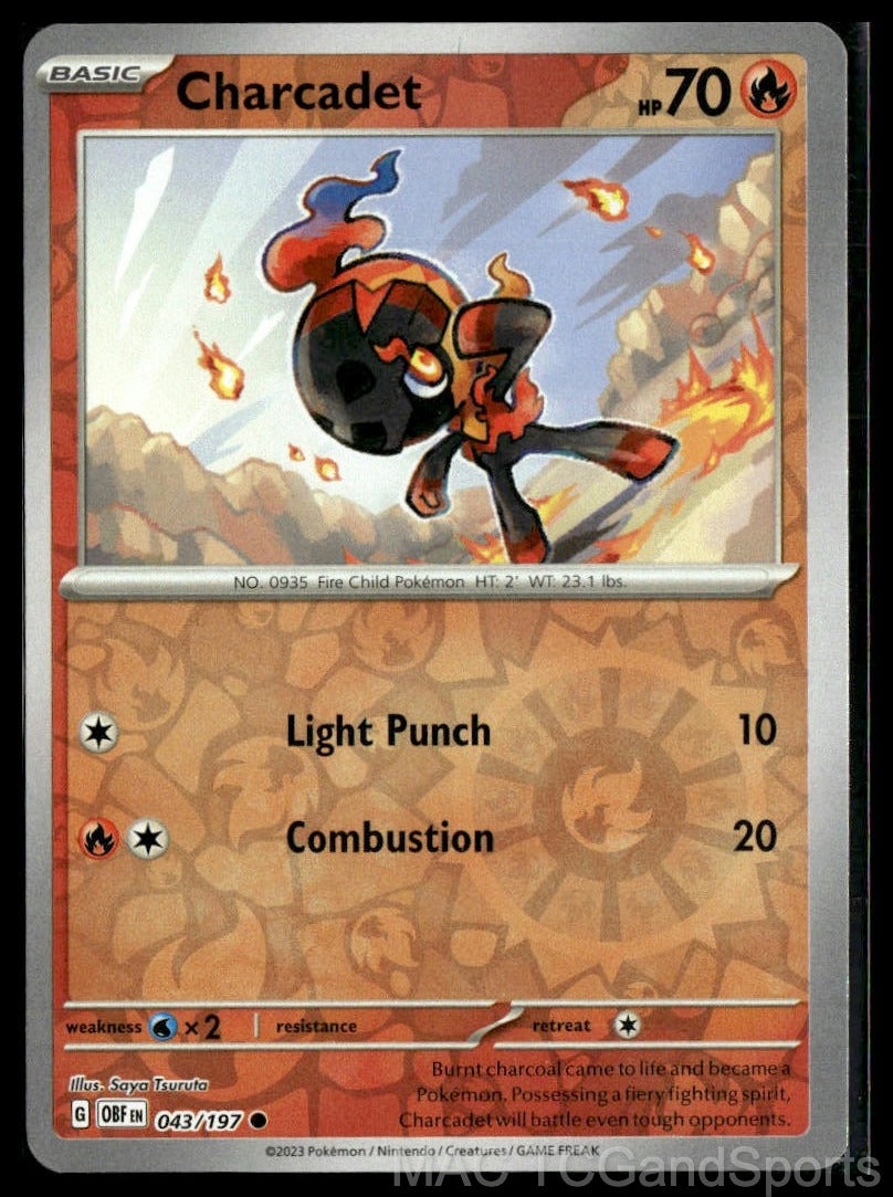 Charcadet 043/197 Reverse Holo