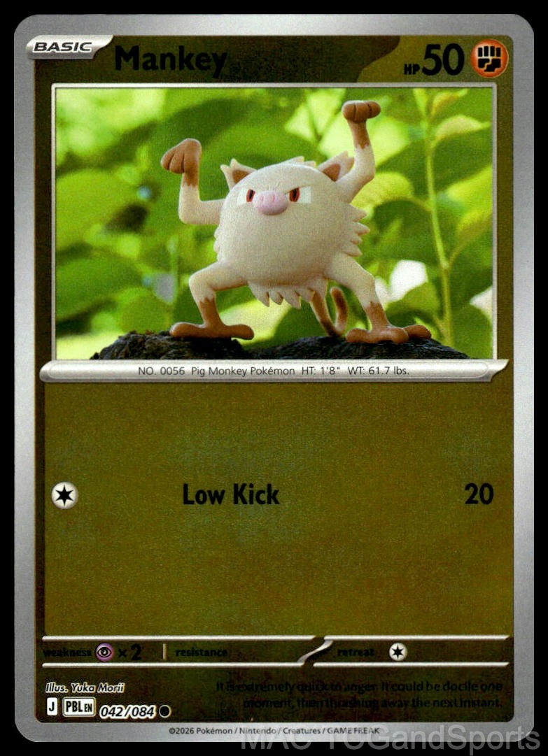 Mankey 042/084 Reverse Holo