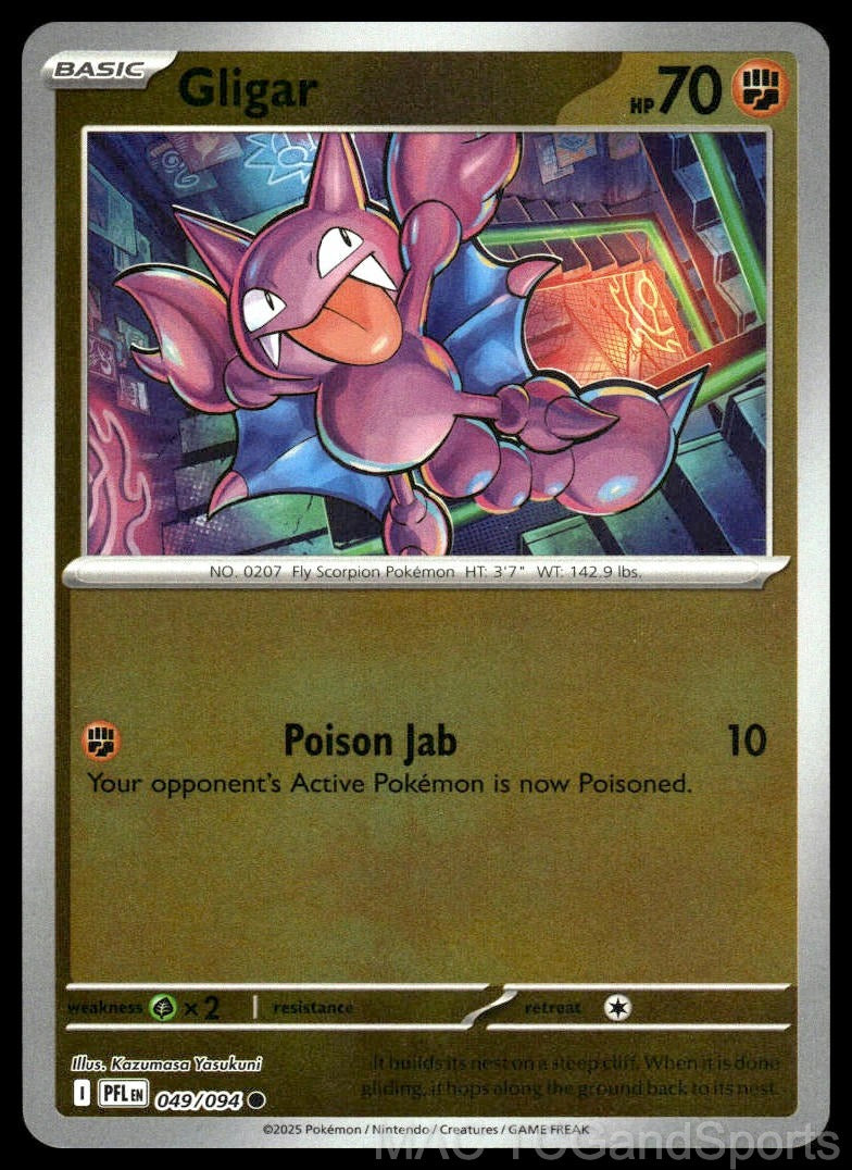 Gligar 049/094 Reverse Holo