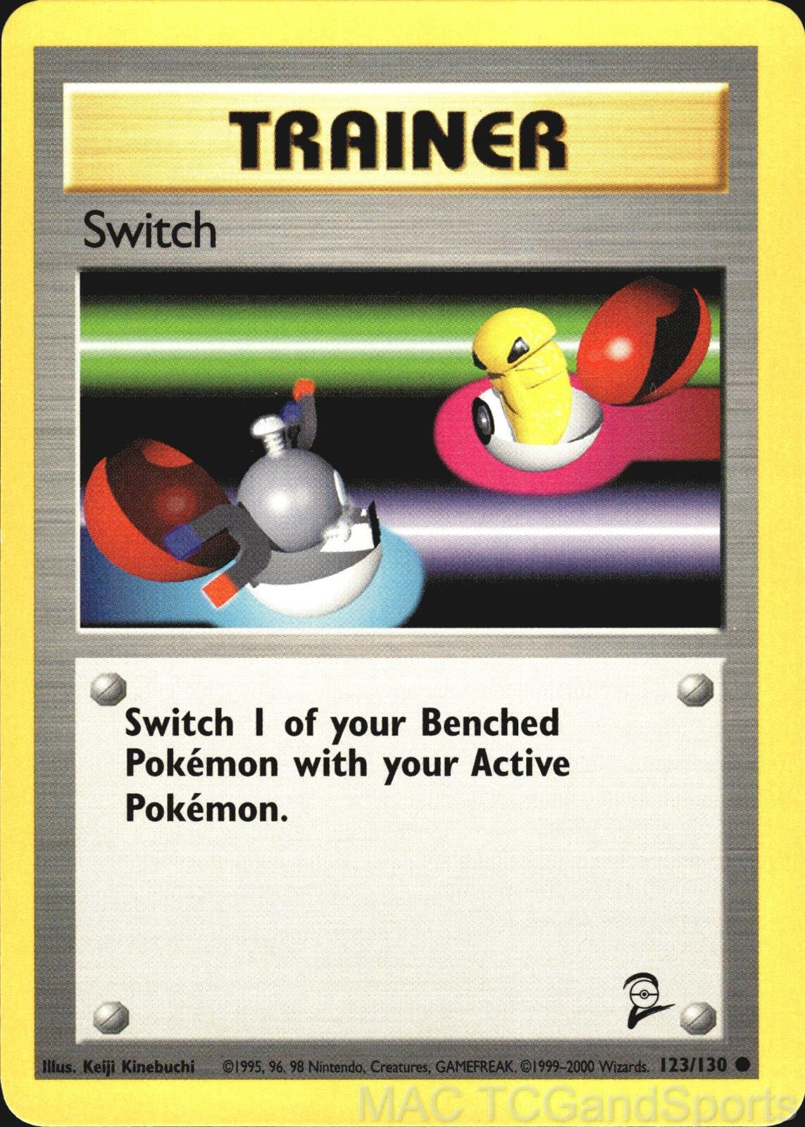 Switch 123/130 Base Set 2 Pokemon TCG LP