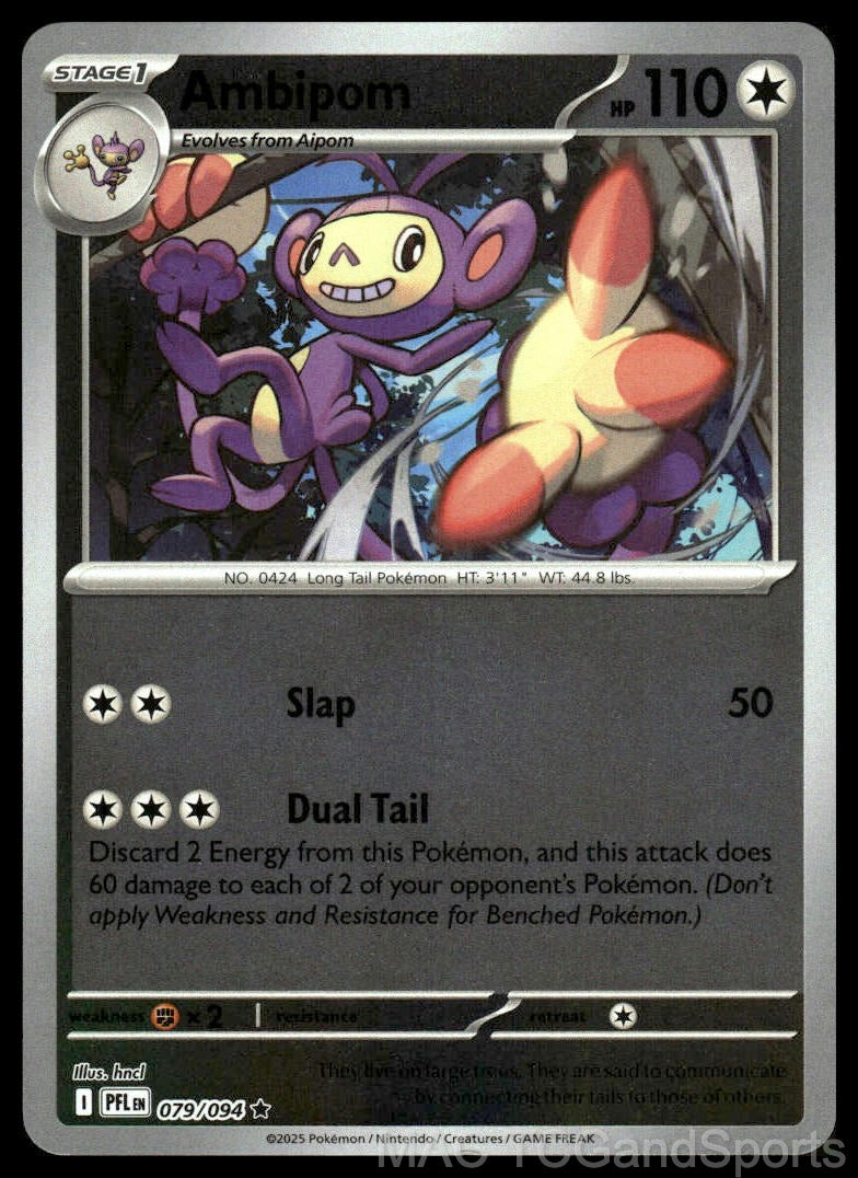 Ambipom 079/094 Reverse Holo