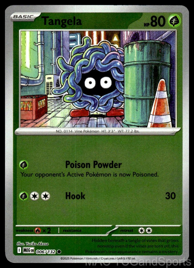 Tangela 006/132 Reverse Holo